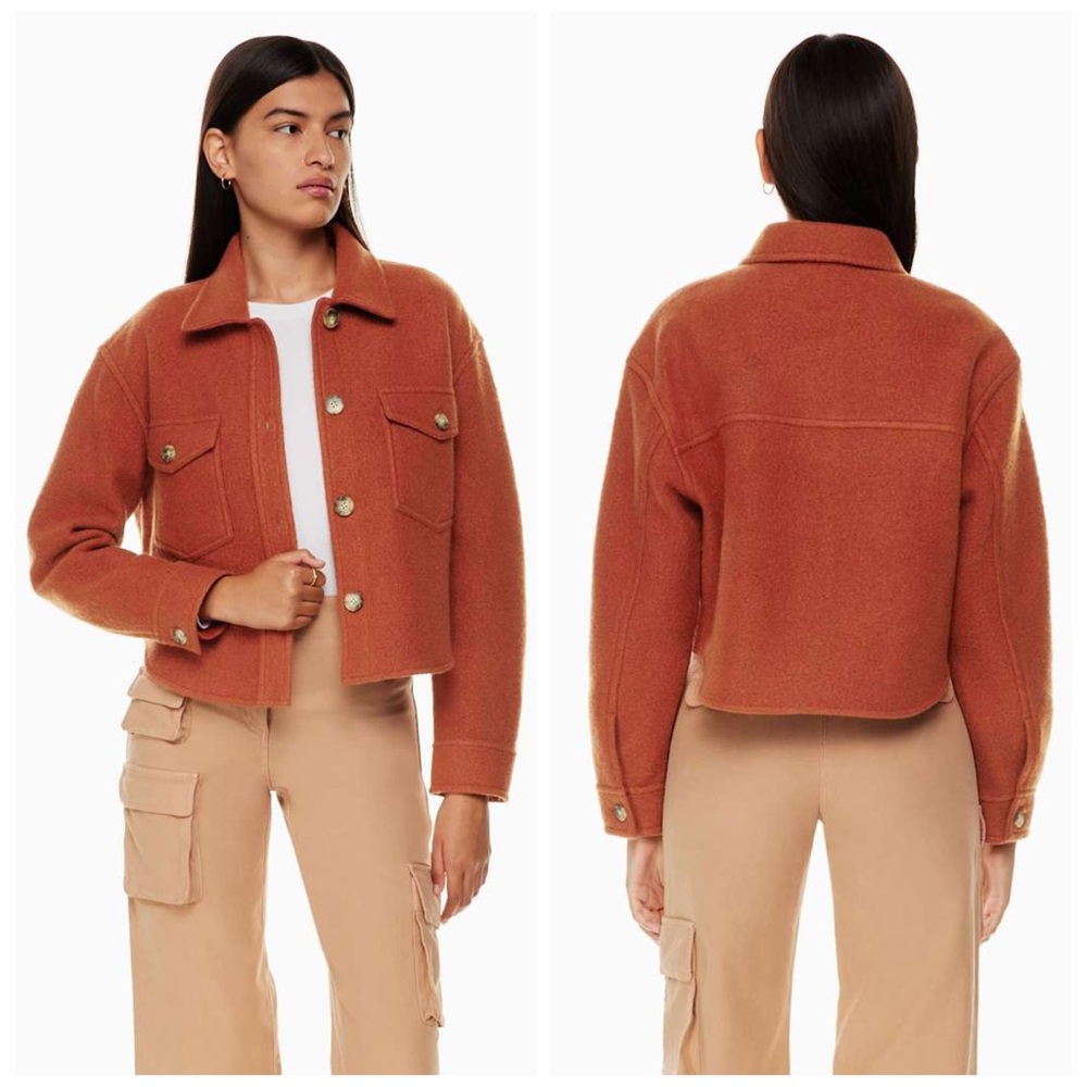 Wilfred Free The Ganna Cropped Shirt Jacket